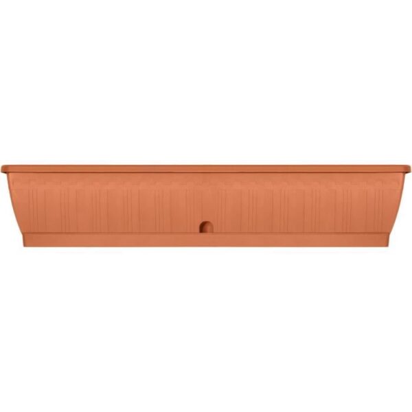 Jardiniere - GARDEN ID Terraflor - Terra 100 cm - Solidité - Réserve d'eau - Recyclé & 100% recyclable - Volume pour plantes.