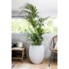 Pot rond Graphit - EDA PLASTIQUE - Contenance 53L - Blanc cérusé – Image 2