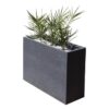 EDA PLASTIQUE Bac a fleurs Muret Loft Graphit - 46 L - 78