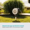 Dévidoir automatique GARDENA RollUp S 15m liseret blanc - Kit complet - Garantie 5 ans – Image 3