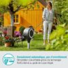 Dévidoir automatique GARDENA RollUp S 15m liseret blanc - Kit complet - Garantie 5 ans – Image 4