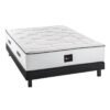 DEKO DREAM Ensemble matelas + sommier bois massif 160 x 200 - 700 ressorts ensachés - Medium - HOTEL SANIPUR – Image 2