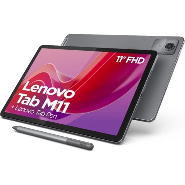 LENOVO Tab M11 - 11 - 4 Go RAM - Stockage 128 Go - Stylet Lenovo Tab Pen inclus