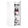 Armoire bébé Basic - Blanche - Boutons étoiles grises - 2 portes - Babyprice – Image 2
