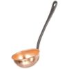 Louche en cuivre massif avec manche en fonte - BAUMALU - Diametre 11 cm – Image 2
