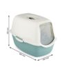 Maison de toilette - Vert d'eau & Blanc (PP Recyclé) - 56 x 40 x 39 cm – Image 2