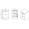 Cuisine complete OSLO - L 300 cm - Décor chene - Plan de travail inclus – Image 6