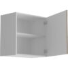 OSLO Meuble haut 1 porte - Décor Chene Jackson - L 60 x P 36 x H 58 cm – Image 2