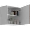 OSLO Meuble haut 1 porte - Décor Chene Jackson - L 60 x P 36 x H 58 cm – Image 3