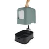 ROTHO - Maison toilette pour chat 51 x 39 x 40 cm - Bac a litiere - Vert de Gui – Image 2
