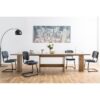 Table a manger extensible 8-12 personnes - Classique - Décor chene sonoma - ANCONA - L 160-310 x l 90 cm – Image 2