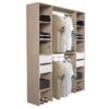 Kit dressing - EKIPA - URBAIN - Chene brooklyn et blanc - 2 tiroirs – Image 3