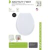 ABATTANT FIRST BLANC - POLYPROPYLENE – Image 2