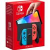 Console Nintendo Switch - Modele OLED  Bleu Néon & Rouge Néon
