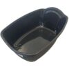 SAMBA Maison de toilette a chat - Bac a litiere - 56 x 40 x 39 cm - Noir et blanc - PET DESIGN – Image 4