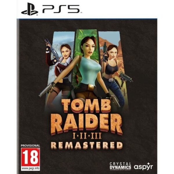 Tomb Raider I-III Remastered Starring Lara Croft - Jeu PS5