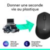Souris - Sans fil - Logitech - M330 Silent - Silencieuse - Noir