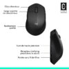 Souris - Sans fil - Logitech - M330 Silent - Silencieuse - Noir – Image 6