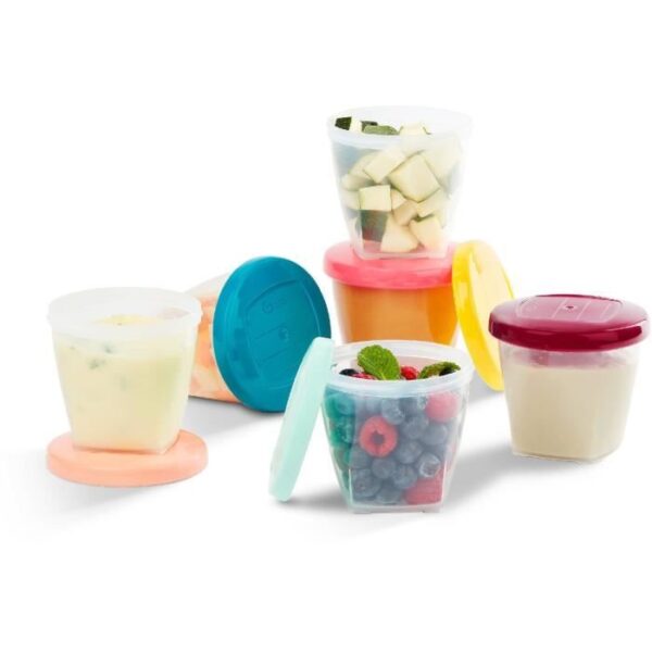 BABYMOOV Babybols lot de 6 pots de conservation pour bébé 250ml
