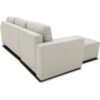 Canapé d'angle convertible réversible 3 a 4 places - PHARELL - Tissu beige - Coffre de rangement - L 224 x P 155 x H 85 cm – Image 6