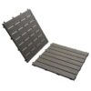 Smoby - Set de 6 dalles - Plancher de Maison - Anti-UV - 45x45cm - Effet texturé bois - Plastique 100% recyclé - Fabriqué en France – Image 3