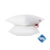 ABEIL Lot de 2 Oreillers Anti-Acarien - 60 x 60 cm - Blanc – Image 4
