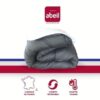 ABEIL Couette chaude Bicolore - 140 x 200 cm - Blanc et gris