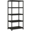 Étagere de rangement XL KETER Plus X/5 - Noir - 90 x 60 x 187 cm - 80 kg / tablette