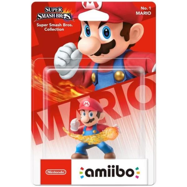 Figurine Amiibo - Mario N°1  Collection Super Smash Bros.