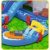 Smoby - Circuit de jeu d'eau AquaPlay - Mountain Lake - 2 bâteaux + 3 figurines animaux - Fabriqué en Allemagne - Dés 3ans – Image 4