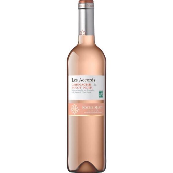 Les Accords de Roche Mazet Grenache & Pinot Noir Pays d'Oc - Vin rosé de Languedoc