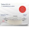 Faitout - ARTHUR MARTIN - AM6523 - 24 cm avec couvercle - Aluminium Forgé - Tous feux dont induction + four – Image 4