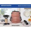 Batterie de cuisine 20 pieces Arthur Martin - aluminium - poignée amovible - tous feux dont induction – Image 3
