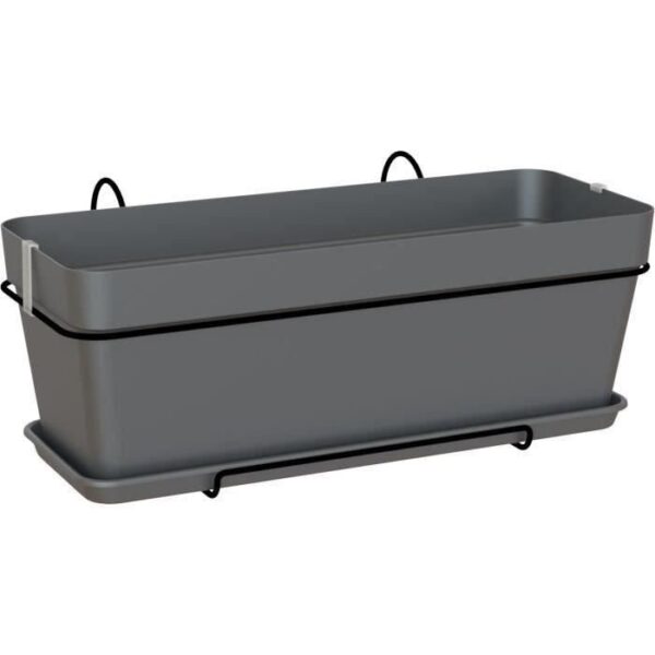 ARTEVASI - Kit Jardiniere capri 50cm v2 anthracite 50