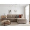 Canapé d'angle droit convertible ARTEMIS 4 places - Velours côtelé greige - L246 x P174 x H96 cm – Image 6
