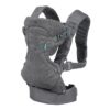 Porte bébé Flip ergonomique 4 en 1 gris - INFANTINO - Flip ergonomique 4 en 1 - Polyester - De 3