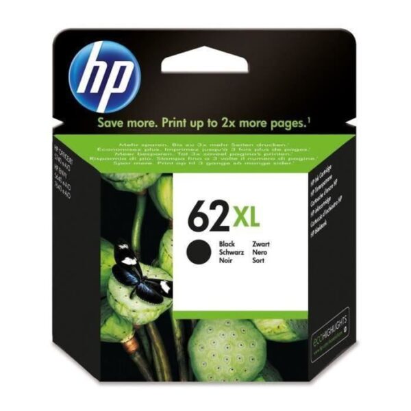 HP 62XL Cartouche d'encre noire grande capacité authentique (C2P05AE) pour Officejet Mobile 250