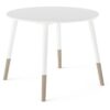 Ensemble table + chaises - FIMIANA - Style scandinave - Blanc mat / Chene kronberg - DEMEYERE – Image 3