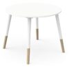 Ensemble table + chaises - FIMIANA - Style scandinave - Blanc mat / Chene kronberg - DEMEYERE – Image 4