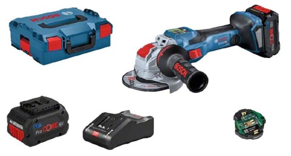Meuleuse angulaire X-LOCK Bosch Professional GWX 18V-15 SC + 2 batteries 8