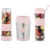 Mini blender - SMOO12 - 300 W - 570 mL - Rose pastel - 2 gourdes incluses – Image 5
