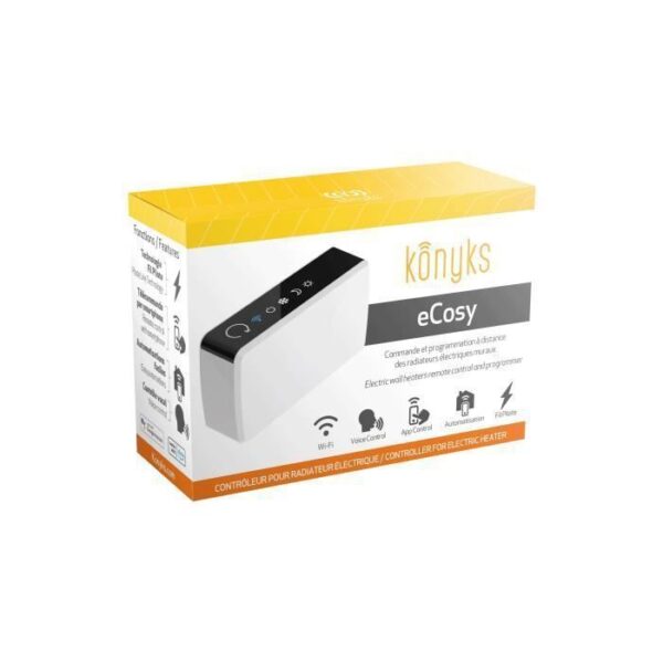 Accessoires maison connectée Konyks Controleur Wi-Fi radiateur electrique a fil Pilote