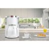 Cafetiere filtre MELITTA Look IV Therm Selection 1011-11 Blanc/Acier Brossé - 12 tasses - AromaSelector - 1000W – Image 2