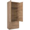 Armoire IMAGE 7 - Décor chene - 2 portes + 2 tiroirs - L80 x H191 x P40 cm – Image 4