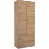 Armoire IMAGE 7 - Décor chene - 2 portes + 2 tiroirs - L80 x H191 x P40 cm – Image 5