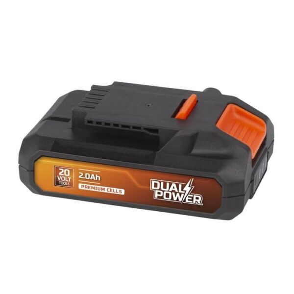 Batterie Dual Power POWDP9021 - pour Outils de Bricolage sans Fil de 20 V - LED d'Indication de Puissance - Plateforme de Batterie