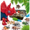Dino STEM - LISCIANI - I'm a Genius - Construis ton Triceratops - Puzzle et autocollants - STEM éducatif – Image 3