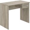 Bureau petit tiroir chene - Mélaminé chene - 90 x 50 x 74 cm – Image 2