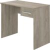 Bureau petit tiroir chene - Mélaminé chene - 90 x 50 x 74 cm – Image 3