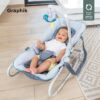 Babymoov Transat pour bébé Graphik Bleu et gris – Image 2